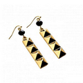 Waterford Rebel Ella B Gold Drop Earring, Pair